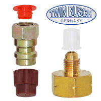 Gasflaschen-Adapter zu Klimaservicegerät TWAC-300R...