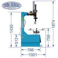 SEMI AUTOM. Reifenmontagemaschine TWX-11 400V