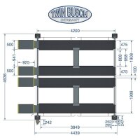 Parkliftset Duo Basic Doppelparklift