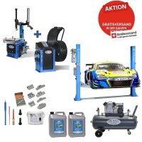 Autolift Set Werkstatt Set Basic Blau