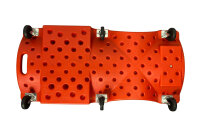 Werkstattliege 920 mm mit 6 Rollen, 150 kg