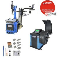 Reifenmontage Set Pro Blau