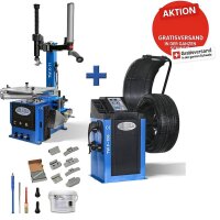 Reifenmontage Set Basic Blau