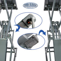 Profi Scherenhebebühne 3.5 t - Überflur - elektromagnetisch - GREY-Line