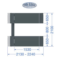 Profi Scherenhebebühne 3.5 t - Überflur - elektromagnetisch - GREY-Line