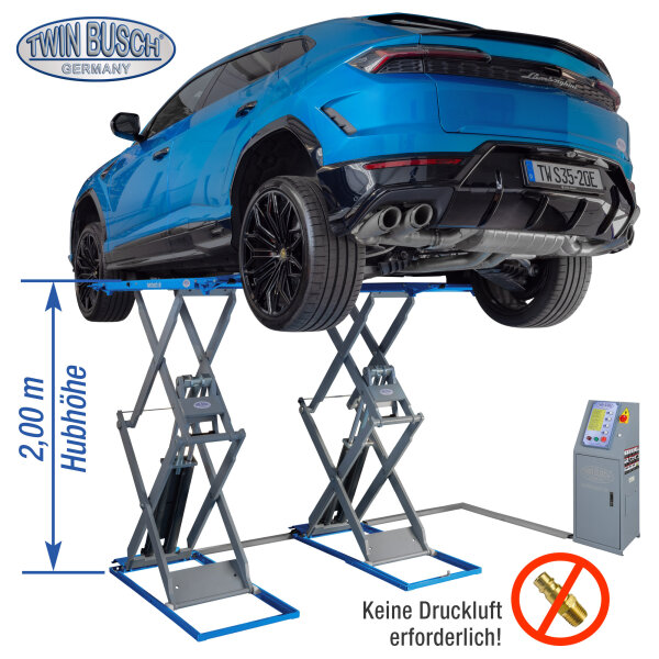 Profi Scherenhebebühne 3.5 t - Überflur - elektromagnetisch