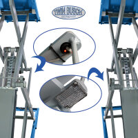 Profi Scherenhebebühne 3.5 t - Überflur - elektromagnetisch