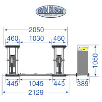Reifendienst Scherenhebebühne 3.5 t - Grey-Line