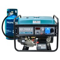 KS 7000E G Synchron-Stromerzeuger Benzin/LPG-Gas
