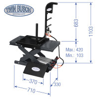 Rad-Lift - Reifenheber für Wuchtmaschinen - Grey-Line