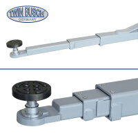 2 Säulen Hebebühne 5.0 t - elektromagnetisch - barrierefrei - HEAVY LINE - Grey-Line