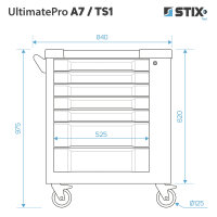 Werkzeugwagen UltimatePro A7/TS1 (Seitentüre)