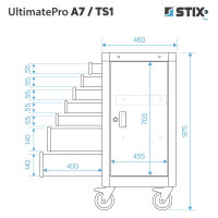 Werkzeugwagen UltimatePro A7/TS1 (Seitentüre)
