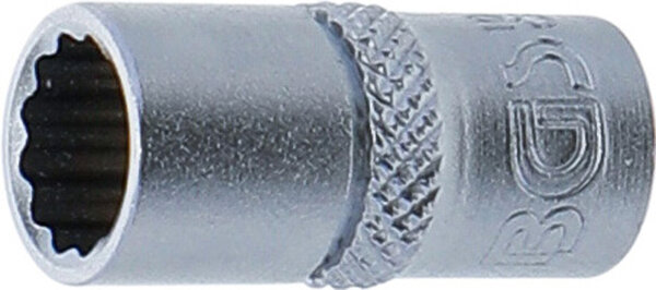 Steckschlüssel-Einsatz Zwölfkant | Antrieb Innenvierkant 6,3 mm (1/4") | SW 8 mm