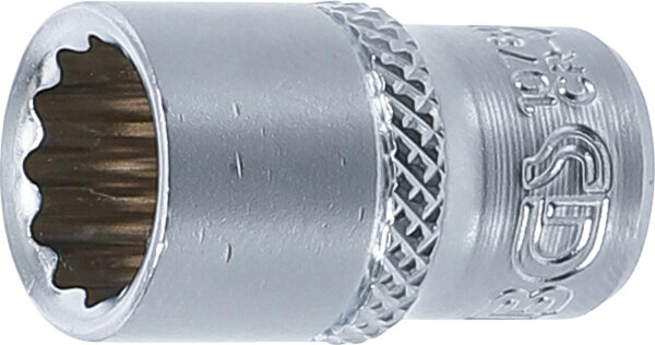 Steckschlüssel-Einsatz Zwölfkant | Antrieb Innenvierkant 6,3 mm (1/4") | SW 10 mm