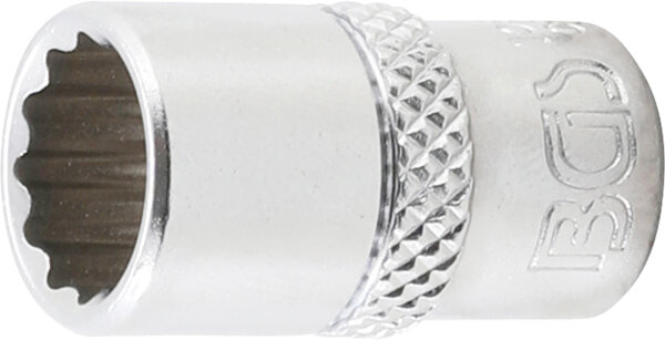 Steckschlüssel-Einsatz Zwölfkant | Antrieb Innenvierkant 6,3 mm (1/4") | SW 3/8"