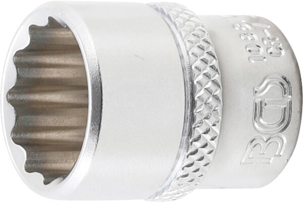 Steckschlüssel-Einsatz Zwölfkant | Antrieb Innenvierkant 6,3 mm (1/4") | SW 9/16"