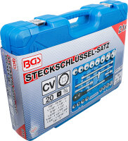 Steckschlüssel-Satz | Antrieb 20 mm (3/4") | Zollgrößen | 21-tlg.