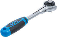 Umschaltknarre mit Kugelkopf | Abtrieb Außenvierkant 6,3 mm (1/4")