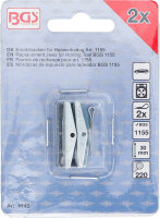 Ersatzbacken für Honwerkzeug Art. 1155 | Backen 30 mm | K 220 | 2-tlg.