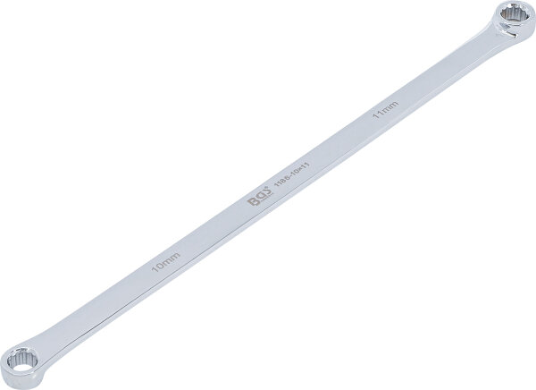 Doppel-Ringschlüssel | extra lang | SW 10 x 11 mm