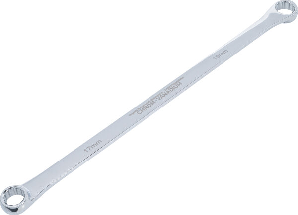 Doppel-Ringschlüssel | extra lang | SW 17 x 19 mm