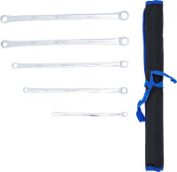 Doppel-Ringschlüssel-Satz | extra lang | SW 8 - 19 mm | 5-tlg.