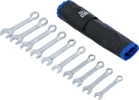 Maul-Ringschlüssel-Satz | extra kurz | SW 10 - 19 mm...