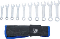 Maul-Ringschlüssel-Satz | extra kurz | SW 10 - 19 mm | 10-tlg.