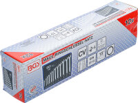 Maul-Ringschlüssel-Satz | Zollgrößen | SW 1/4" - 15/16" | 12-tlg.