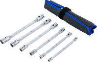 Doppel-Ringschlüssel-Satz mit flexiblen Köpfen...