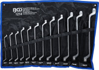 Doppel-Ringschlüssel-Satz | gekröpft | SW 6 x 7 - 30 x 32 mm | 12-tlg.