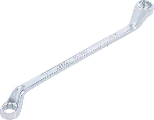 Doppel-Ringschlüssel, gekröpft | SW 14 x 15 mm