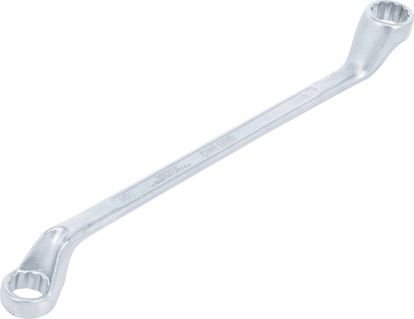 Doppel-Ringschlüssel, gekröpft | SW 16 x 17 mm