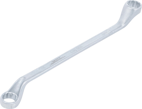 Doppel-Ringschlüssel, gekröpft | SW 18 x 19 mm