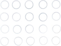 Dichtring-Sortiment | zu Art. 126 | Ø 20 / 23,5 mm...