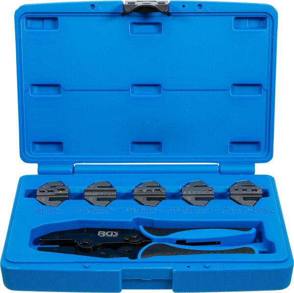 Crimpzangen-Satz | mit 5 Paar Backen