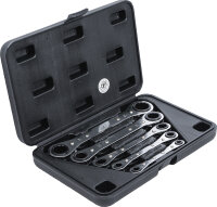 Ratschen-Ringschlüssel-Satz, gerade, umschaltbar | SW 6 x 8 - 19 x 22 mm | 5-tlg.