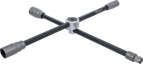 Lkw-Radkreuz | faltbar | Vierkant | SW 24 x 27 x 32 x 20 mm (3/4")