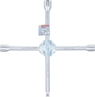 Rad-Kreuzschlüssel | für Pkw | Vierkant | SW 17 x 19 x 21 x 12,5 mm (1/2")