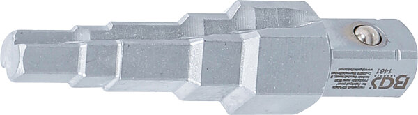 Stufenschlüssel | Antrieb Außenvierkant 12,5 mm (1/2") | 5-stufig