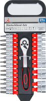 Steckschlüssel-Satz | Antrieb 6,3 mm (1/4") | SW 4 - 13 mm | 27-tlg.