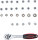 Steckschlüssel-Satz | Antrieb 6,3 mm (1/4") | SW 4 - 13 mm | 27-tlg.