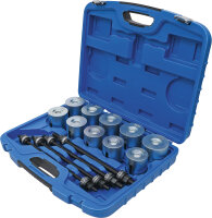 Zug- und Druckhülsen-Satz | mit 4 Spindeln | 24-tlg.