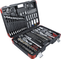 Steckschlüssel-Satz | Antrieb 6,3 mm (1/4") / 10 mm (3/8") / 12,5 mm (1/2") | 176-tlg.