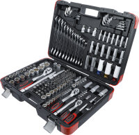 Steckschlüssel-Satz | Antrieb 6,3 mm (1/4") / 10 mm (3/8") / 12,5 mm (1/2") | 176-tlg.