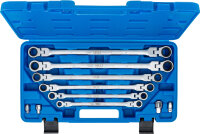 Doppel-Ratschen-Gelenkschlüssel-Satz | SW 8 - 19 mm | 10-tlg.