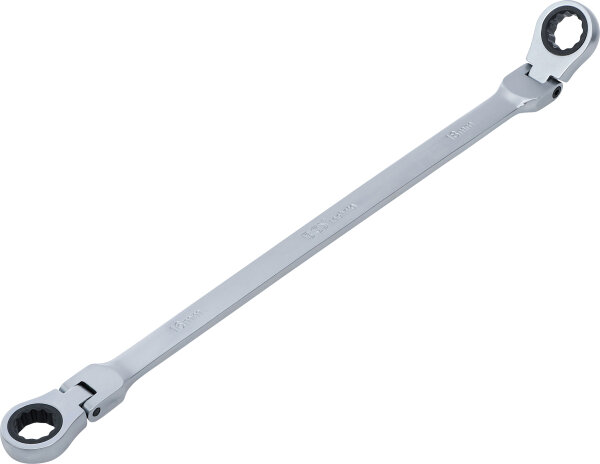 Doppel-Ratschen-Gelenkschlüssel | SW 16 x 18 mm