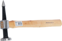 Karosseriehammer | runder, flacher Kopf / spitze, kegelige Finne