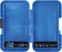 Stufenbohrer- und Spiralbohrer-Satz | HSS | 4 - 12 / 4 - 20 mm | 2 - 5 mm | 10-tlg.